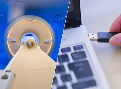 complete cat scan system in a hospital environment magnetic resonance imaging scan security