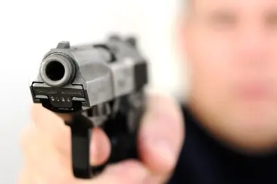 voorburg de walther p5 het dienstwapen van de politie anp xtra lex van lieshout onder schot pistool schieten stock