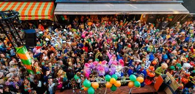 nlbeeld tilburg 20250228 pix4profs jules van iperen carnaval vrijdag tilburg eerste middag carnaval in kruikenstad drukte korte heuvel