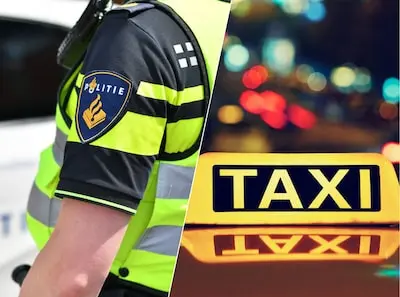 politie stock gebruik vrij dpg media foto carlo ter ellen dpg media cte20210720 politiecontrole stockadr taxi car on the street at night
