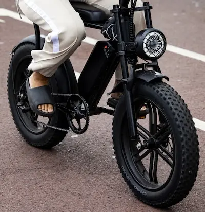 amsterdam een fatbike in de binnenstad van amsterdam anp ramon van flymen