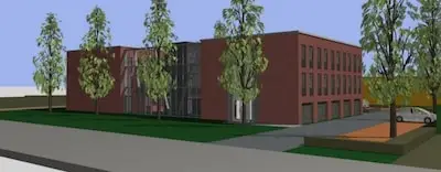 een impressie van de appartementencomplexen