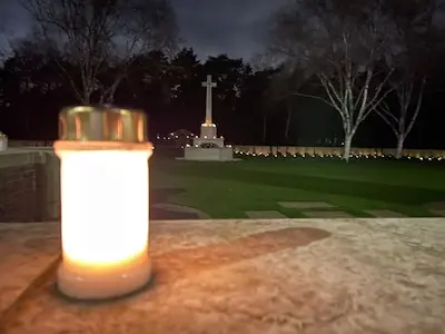 lichtjes op het brits ereveld in mierlo