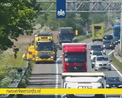 ongeval met twee vrachtwagens bij oirschot