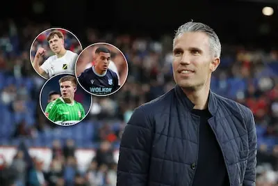 robin van persie inzetjes feyenoord huurlingen leo sauer devin haen en ilias sebaoui