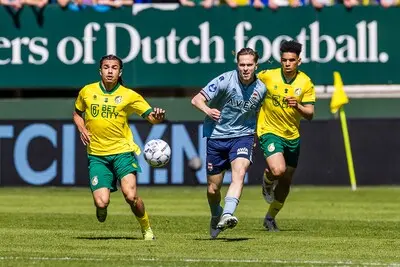 sittard 27 04 2025 fortuna sittard stadium eredivisie voetbal season 2024 2025 fortuna sittard willem ii willem ii player ringo meerveld