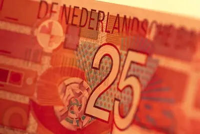 vijfentwintig 25 gulden biljet