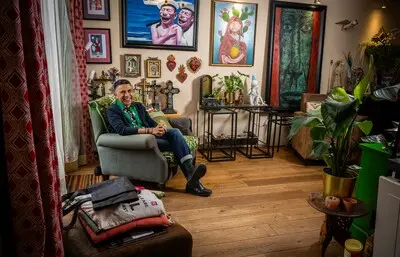 binnenkijken sergio cruz ramirez in rotterdam kralingen foto frank de roo