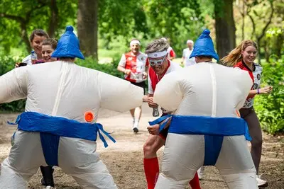 de runexpected voor nf door het park in rotterdam in 2024