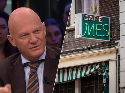 de vlaardingse burgemeester bert wijbenga bij talkshow beau serie afgekocht adr 22 03 2025 vlaardingen cafe mes heeft een brief gehad van de gemeente vlaardingen met het verzoek om hun naam te veranderen