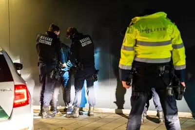 een aanhouding in de rotterdamse haven