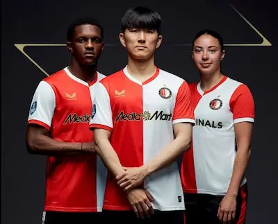 het nieuwe tenue van feyenoord