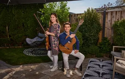 nederland berkel en roderijs 28 04 2025 portret muzikale wonderkinderen adinda en matthijs van delft voor hihnm foto jan de groen