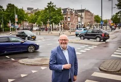 nederland rotterdam 22 05 2025 wethouder pascal lansink bastemeijer presenteert zijn langverwachte verkeerscirculatieplan foto jan de groen