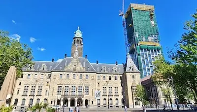 post rotterdam bereikt deze week het hoogste punt wat vind jij van de wolkenkrabber in het oude postkantoor aan de coolsingel
