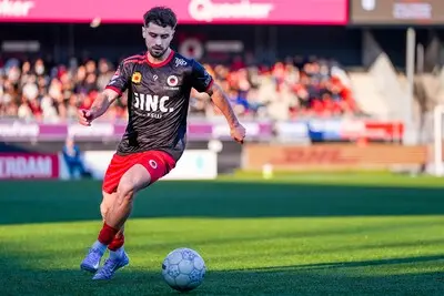 rotterdam 02 03 2025 van donge de roo stadium season 2024 2025 football keuken kampioen divisie match between excelsior and roda jc excelsior player mathijs tielemans