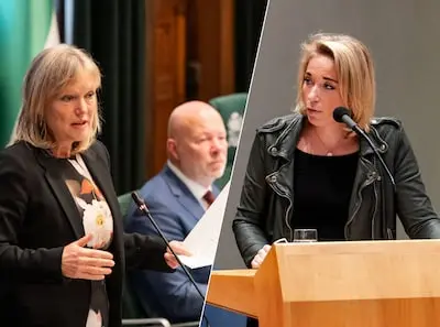 afgekocht bouwwethouder chantal zeegers tijdens het debat donderdag nlbeeld den haag staatssecretaris ingrid coenradie in de tweede kamer der staten generaal op 11 maart 2025 credit jeroen meuwsen jm20250311