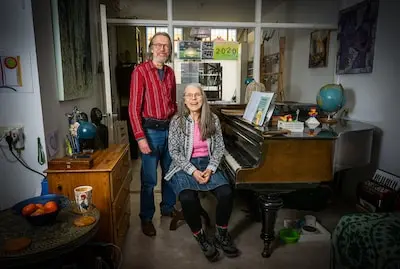 binnenkijken met peter sterk en merete schioler in rotterdam west foto frank de roo