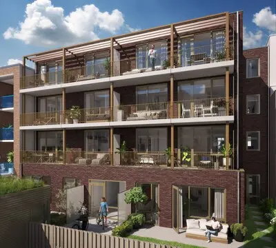 een impressie van het erasmusblok in rotterdam noord