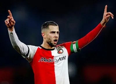 feyenoord almere city david hancko bedankt het publiek hij was de matchwinner foto pim ras