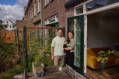 nederland rotterdam 23 05 2025 rutger en annelot moesten maanden wachten voordat zij hun nieuwbouwhuis in konden voor hihnm ar20250513 3059 foto jan de groen