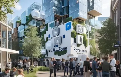 zo zou de rotterdamse ai zone eruit kunnen gaan zien d66 liet de illustratie maken met behulp van ai