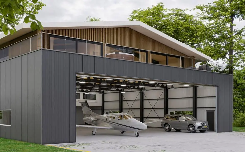 hangerwoning vliegveld drachten