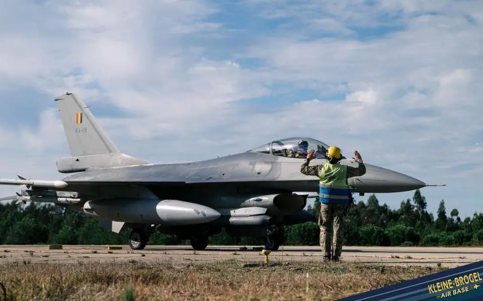 f 16 belgie kleine brogel ameland