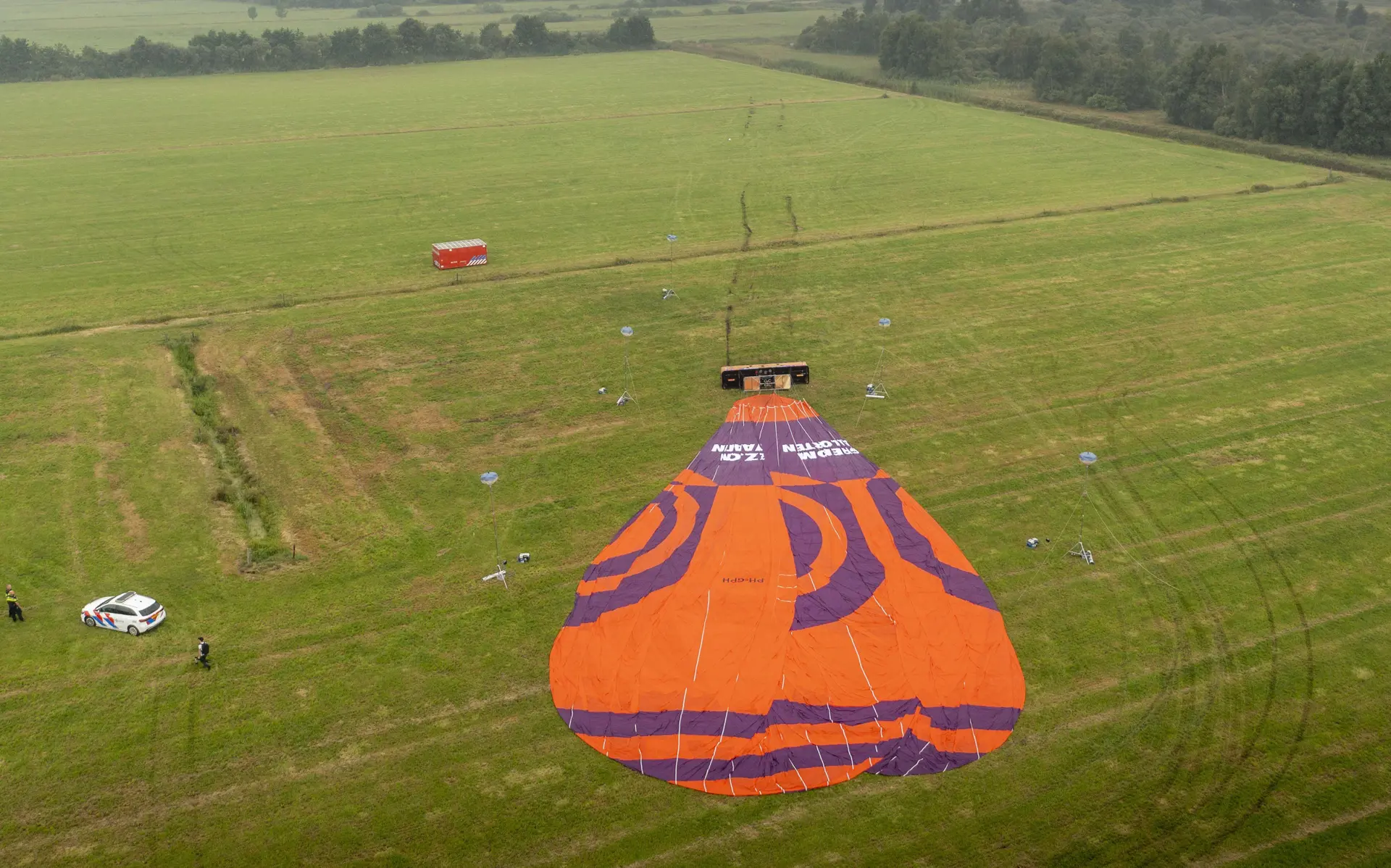 ongeluk luchtballon de hoeve
