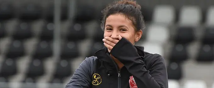 Sabrine Ellouzi fc twente vrouwen training 04 10 2017