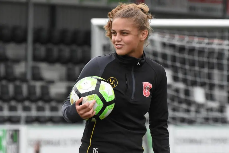 anne bhagerath fc twente vrouwen training 2018