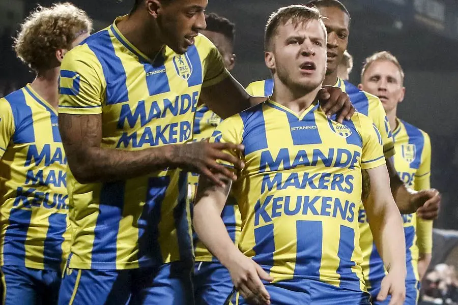 dylan seys aanvaller rkc waalwijk doelpunt