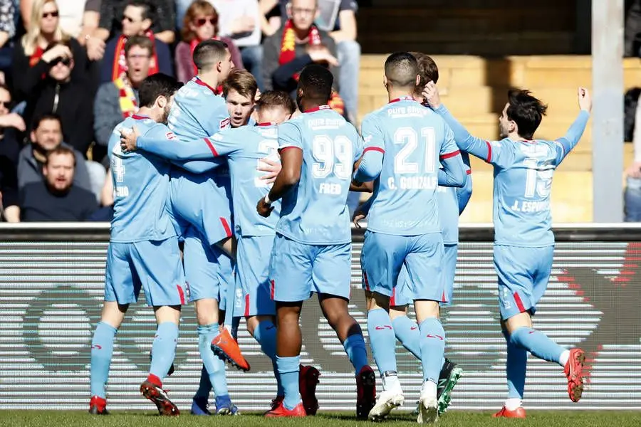 eagles twente vieren doelpunt oosterwijk