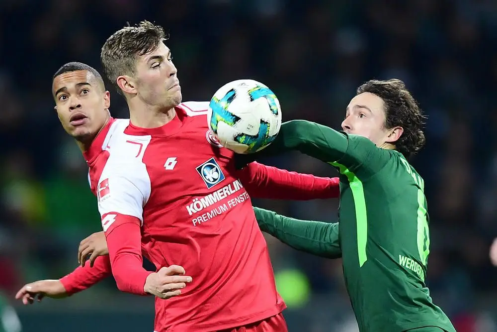 emil berggreen mainz werder bundesliga