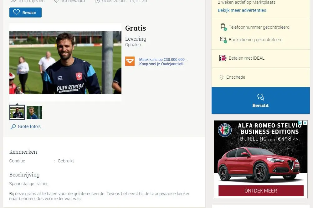 gonzalo garcia marktplaats 2019