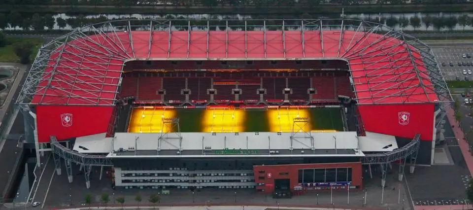 grolsch veste luchtfoto spoorzijde