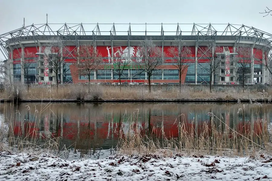 grolsch veste sneeuw winter kanaal