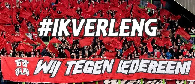 ik verleng wij tegen iedereen supporters fc twente seizoenkaart