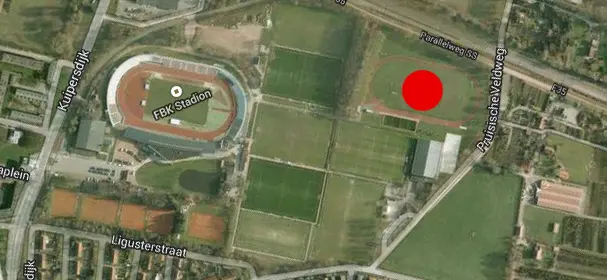 inloopbaan atletiek fbk stadion