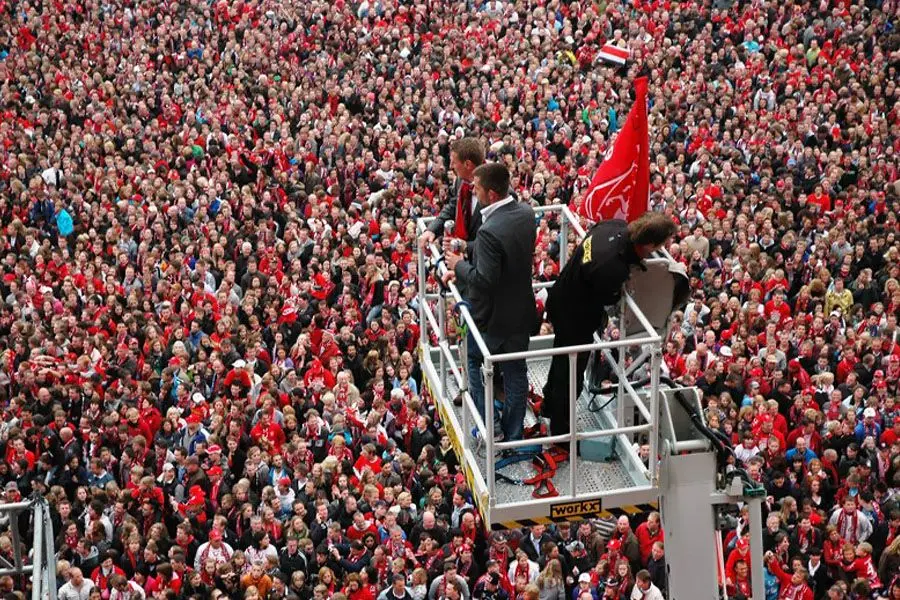 jeroen heubach theo janssen huldiging kampioenschap 2010