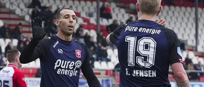 mounir el hamdaoui fredrik jensen fc twente emmen 2018