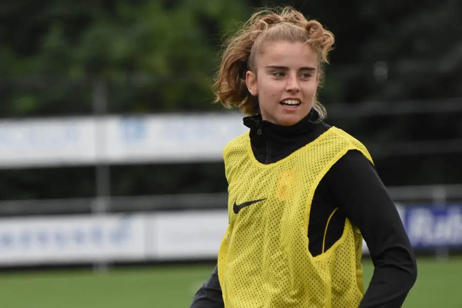 myrthe moorrees fc twente vrouwen training 2018