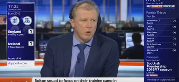 steve mcclaen sky sports