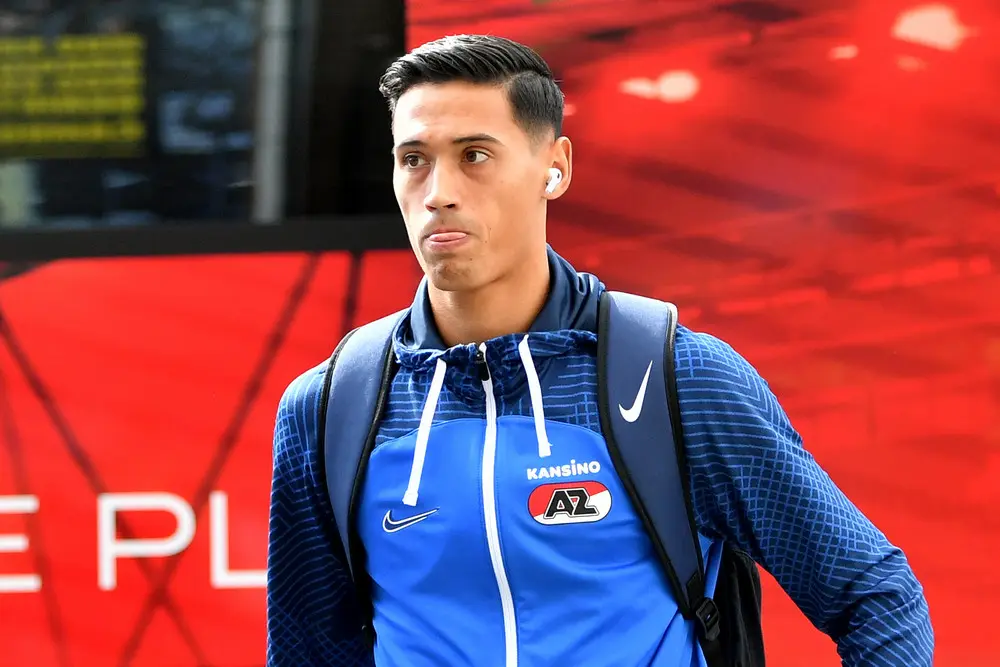 tijjani reijnders az alkmaar spelersbus 2022