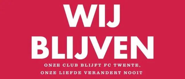 wij blijven sponsors onze liefde verandert nooit