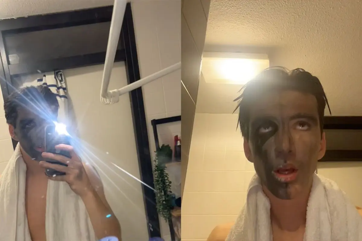 thumb vk florian moet nog meer boenen want hij krijgt zijn halloween schmink er niet meer af