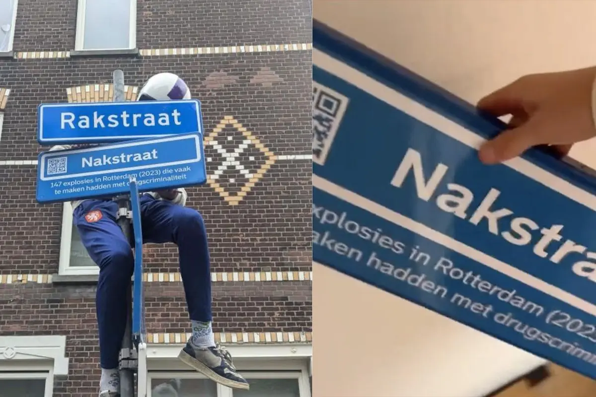 thumb vk zogenaamde rotterdamse drugs straatborden zijn een gewild item en hangen al in studentenhuis