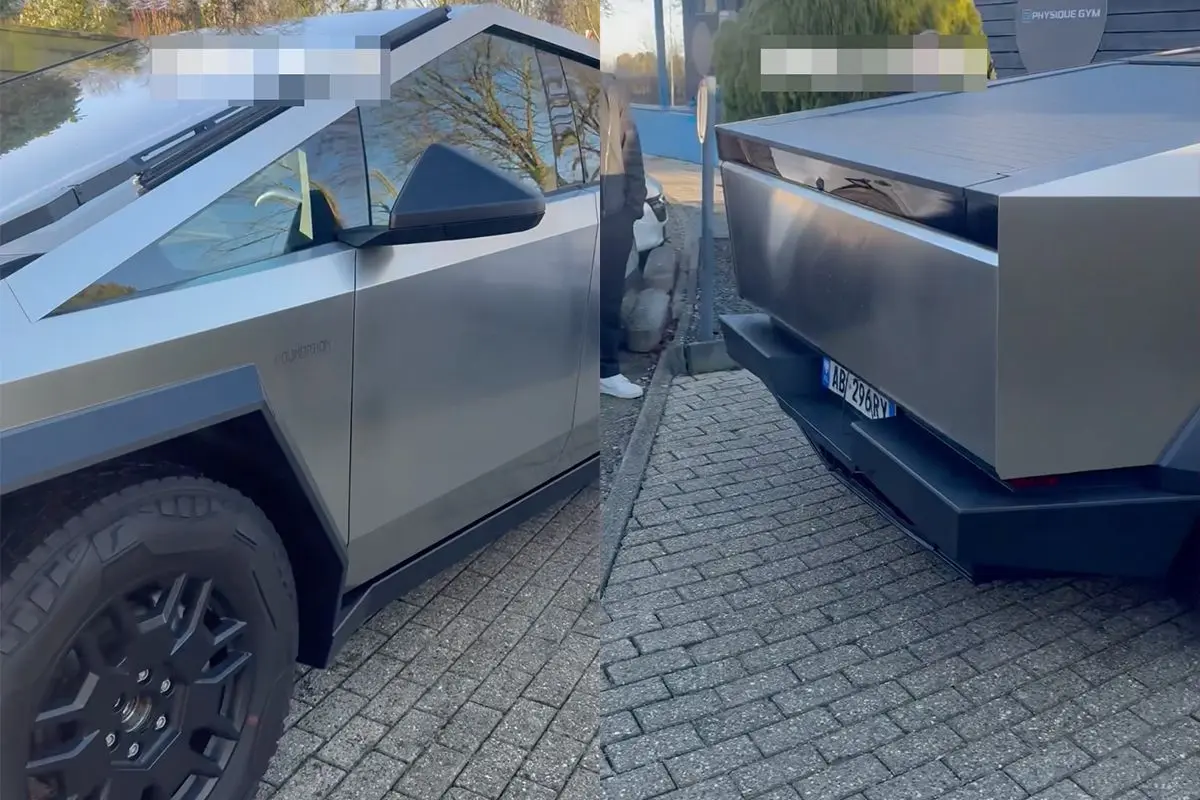 thumb vk het is kosso gelukt om kentekenplaat voor cybertruck te regelen