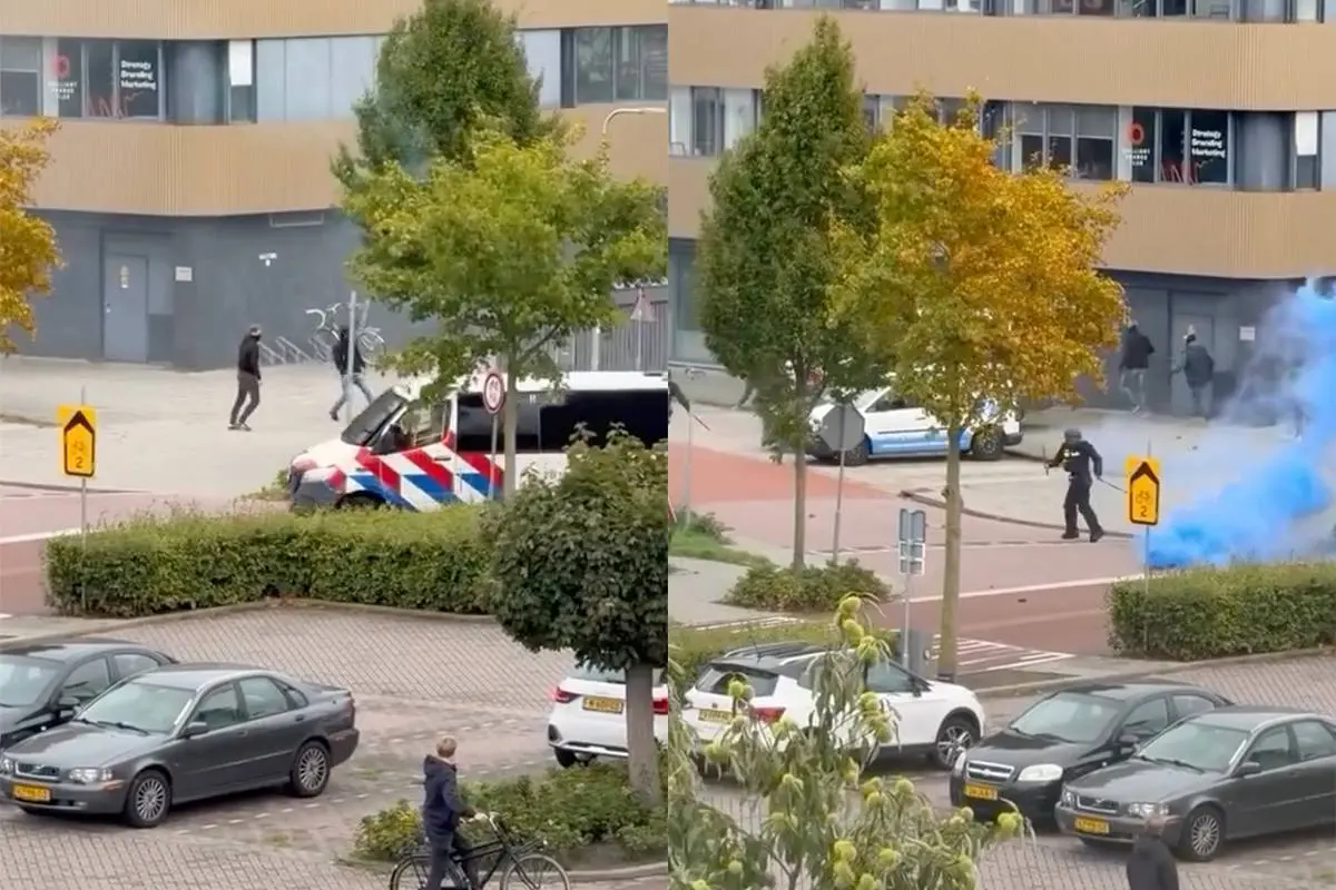 thumb_vk_Politiebusje_rijdt_supporter_aan_tijdens_rellen_bij_PEC_Zwolle