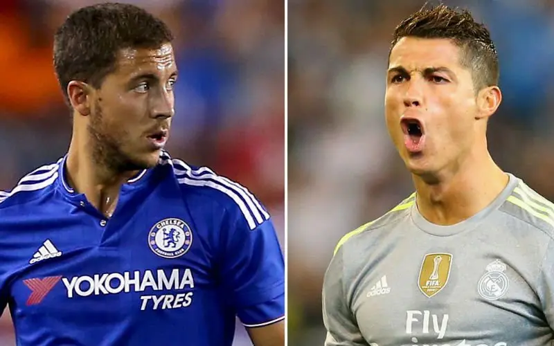 hazard and ronaldo